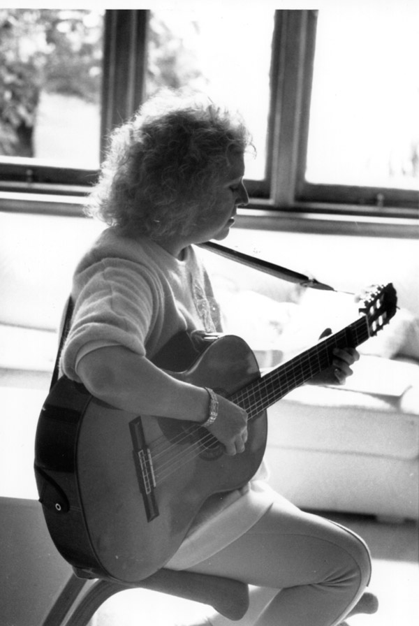 Aura with guitar